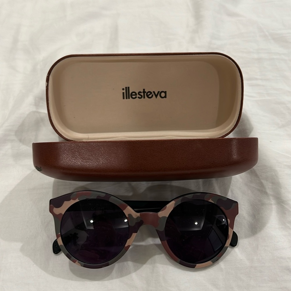 Illesteva Camo Sunglasses